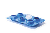 Moule à glaçons pierre précieuse, Bar up, Bleu, 2 u., 190x105x(H)30mm