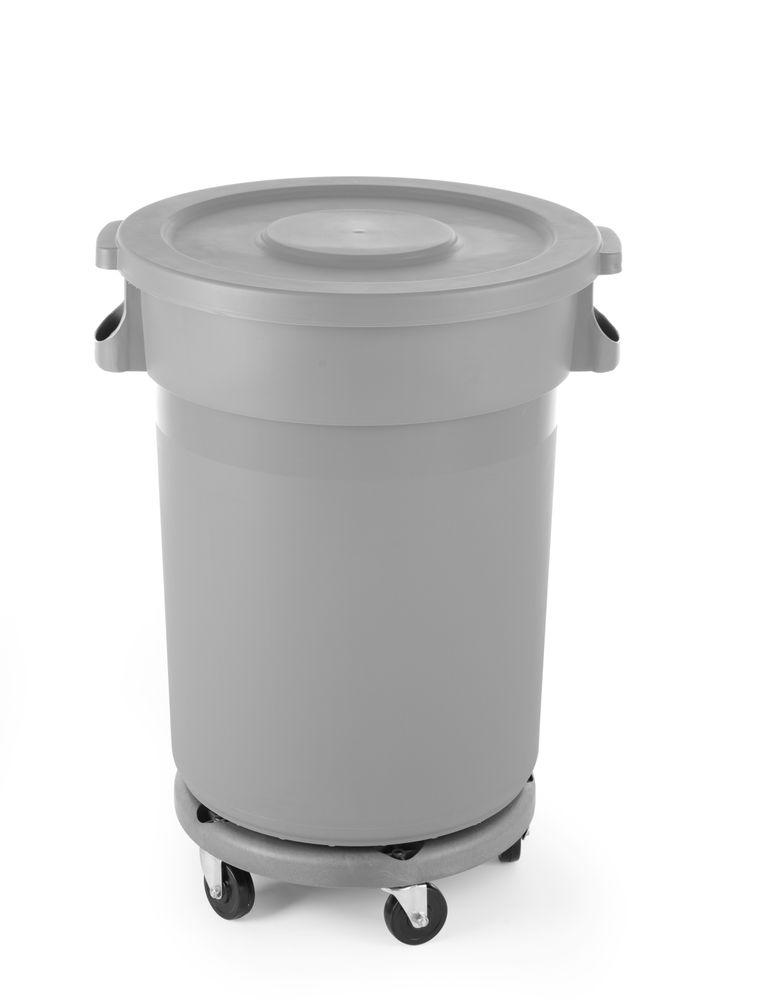 Trolley pour poubelle ronde, AmerBox, s’installe sur 691403, ø400x(H)165mm