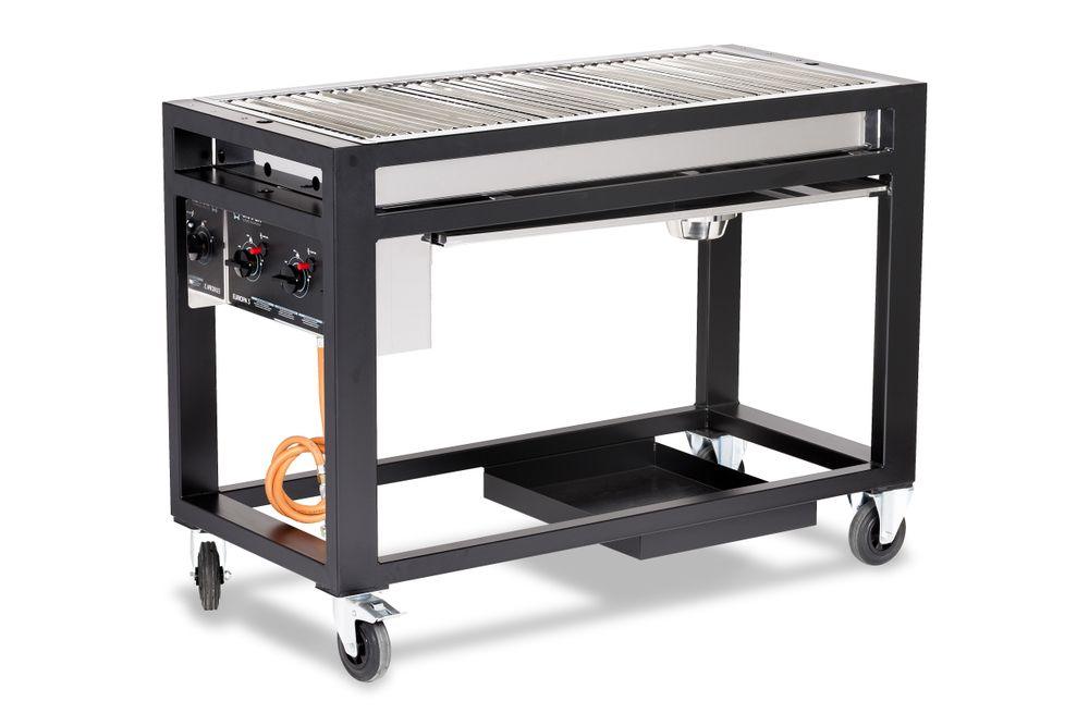 Barbecue à gaz Europa, HENDI, 21,6kW, 1260x580x(H)900mm