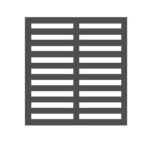 Grille de Cuisine en Acier Inoxydable 2/1 GN - FRANCE CHR