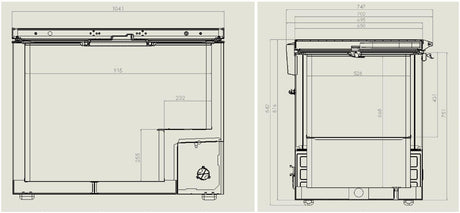 Congélateur bahut inox 305 L avec couvercle - FRANCE CHR