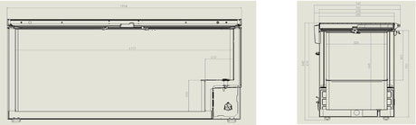 Congélateur Bahut Inox 635L - FRANCE CHR