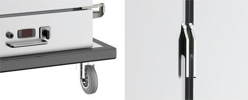 Chariot chauffant 15x 2/1GN en acier inoxydable. - FRANCE CHR