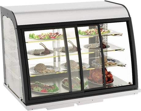 Vitrine Chauffante Compacte 140L: Plats Toujours Chauds! - FRANCE CHR