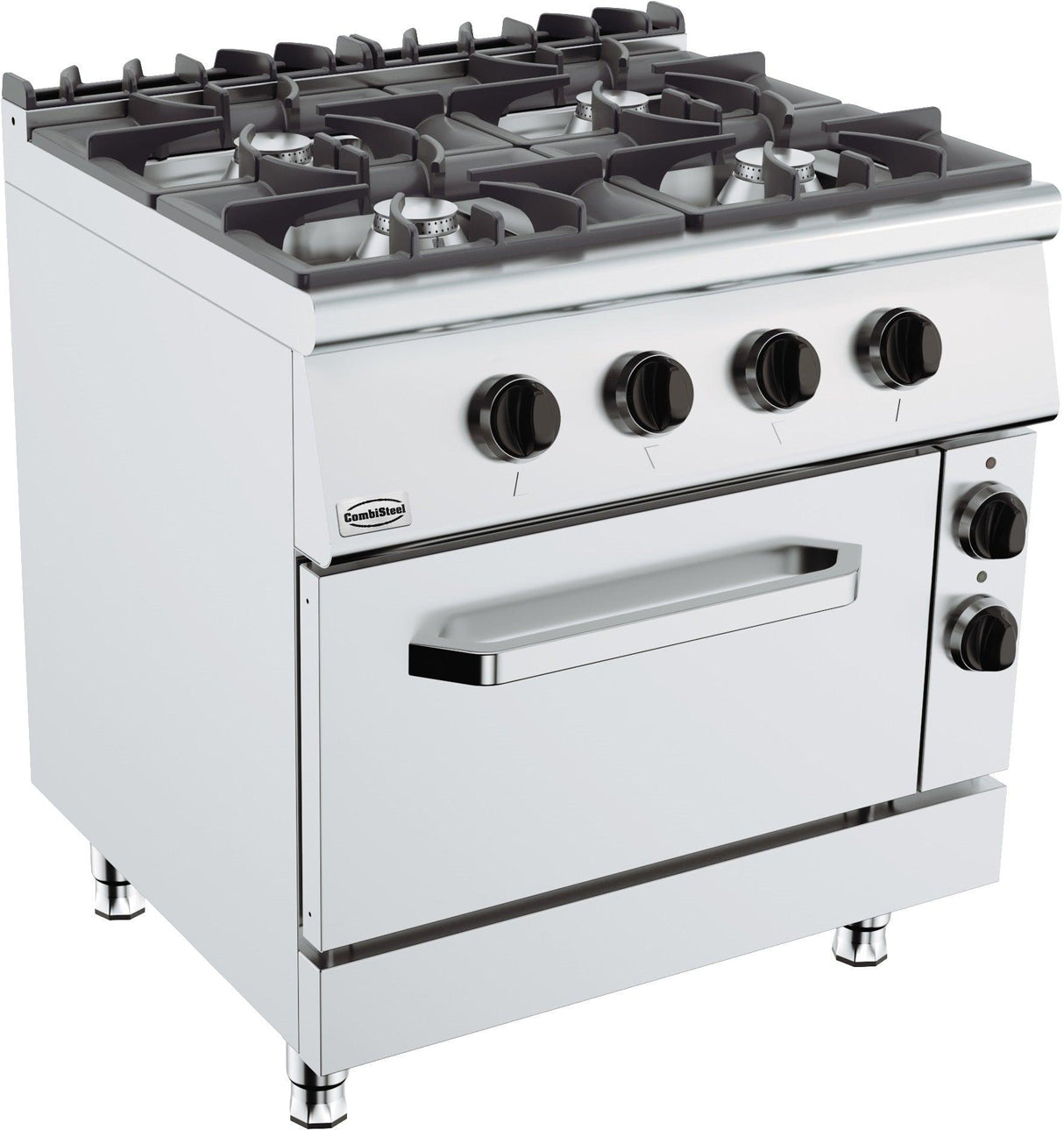 Cuisinière à gaz CombiSteel2/1 GN avec four électrique spacieux. - FRANCE CHR