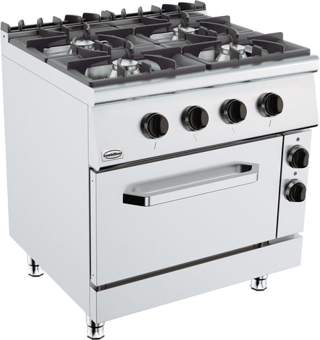 Cuisinière à gaz CombiSteel2/1 GN avec four électrique spacieux. - FRANCE CHR