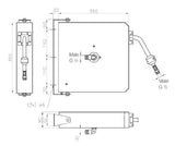 Enrouleur de tuyau 6m avec pistolet d'eau - FRANCE CHR