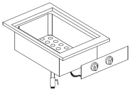 Élément de Bain-Marie CombiSteel: Maintien parfait température. - FRANCE CHR