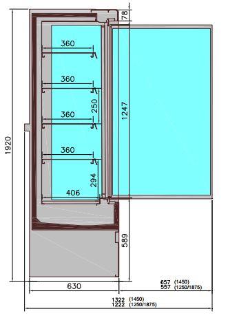 Chambre Froide Élégante 1.3m³ - FRANCE CHR