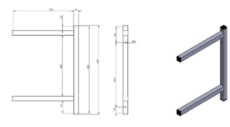 Console de travail polyvalente CombiSteel Double 300. - FRANCE CHR