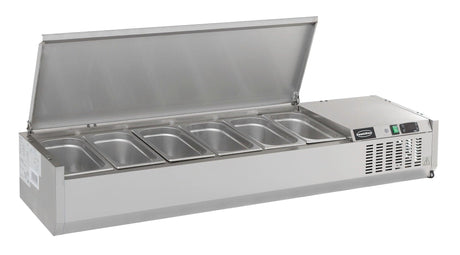 Puits Réfrigéré en Acier Inox 1/4 GN x 6 - FRANCE CHR