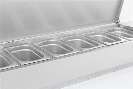 Puits Réfrigéré en Acier Inox 1/4 GN x 6 - FRANCE CHR