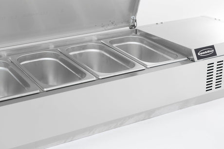 Puits Réfrigéré en Acier Inox 1/4 GN x 6 - FRANCE CHR