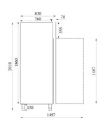 Congélateur Inox 2 Portes Élégance Froide - FRANCE CHR