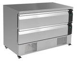 Table Réfrigérée/Congélateur 2 Tiroirs 6x 1/1GN - Modèle CombiSteel - FRANCE CHR