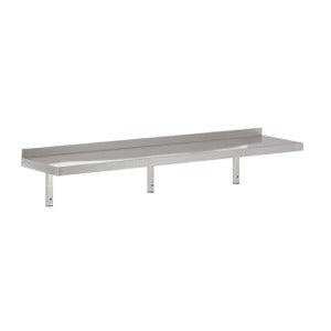 Étagère Murale en Inox CombiSteel 2400 mm avec Consoles - FRANCE CHR