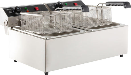 Friteuse professionnelle 2x6L - FRANCE CHR