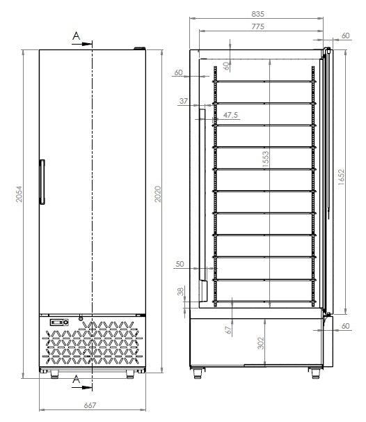 Armoire Réfrigérée pour Crèmes Glacées - FRANCE CHR