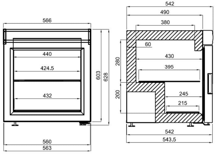 Congélateur de table pour crème glacée CombiSteel - FRANCE CHR