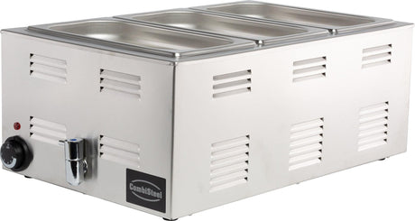 Bain-marie professionnel avec robinet de vidange - FRANCE CHR