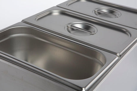 Bain-marie professionnel avec robinet de vidange - FRANCE CHR