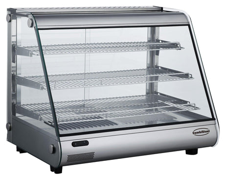 Vitrine Chauffante 160L en Acier Inoxydable - FRANCE CHR