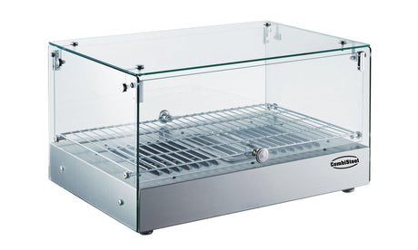 Vitrine Chauffante 35L en Acier Inoxydable - FRANCE CHR