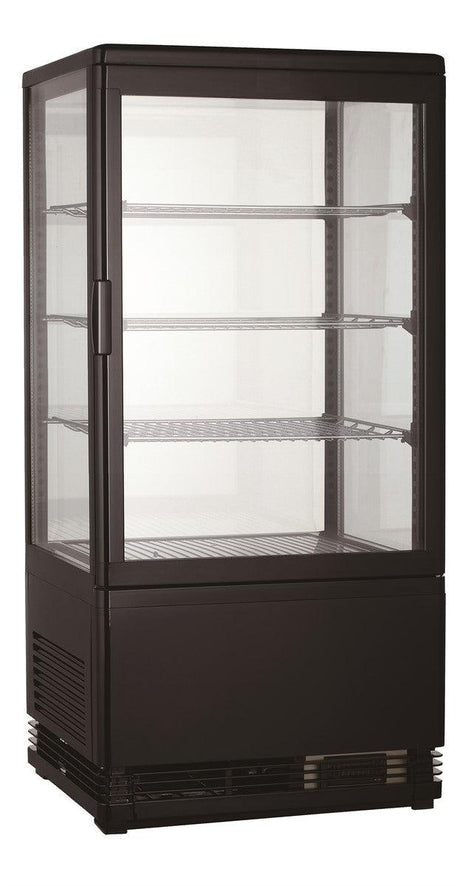 Vitrine Réfrigérée Élégante 68L Noir - FRANCE CHR