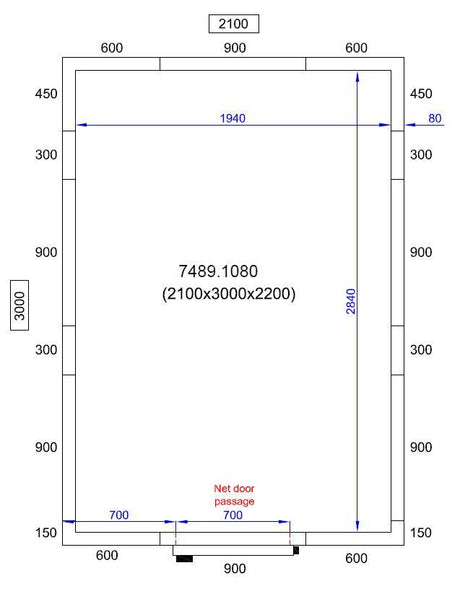 Chambre Froide CombiSteel Pro Line 2100x3000x2200 - FRANCE CHR