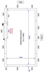 Chambre Froide ComboPro 2700x1500x2200 - Transport Disponible - FRANCE CHR