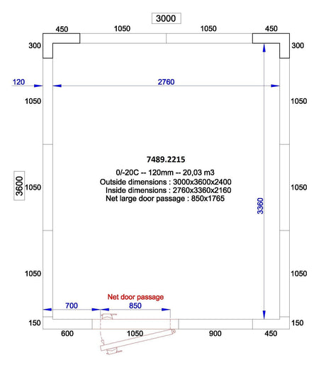 Chambre Froide CombiSteel Pro Line - FRANCE CHR