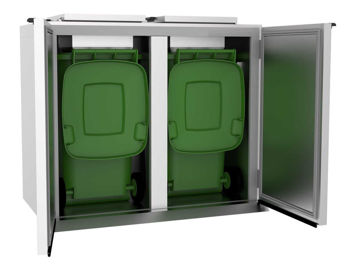 Refroidisseur de Déchet 2X 240L en Acier Inoxydable: Solution Hygiénique pour Gestion des Déchets - FRANCE CHR