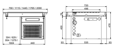 Plan Réfrigéré CombiSteel 4/1 - FRANCE CHR