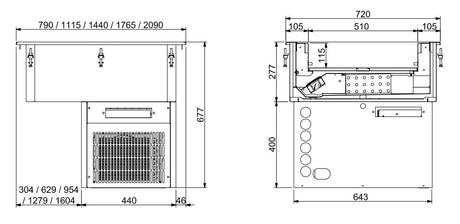 Cuve Réfrigérée Ventilée 2/1 - 160mm: L'Élégance Froide. - FRANCE CHR