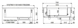 Bain-marie manuel 1/1 - Maintien chaud - FRANCE CHR
