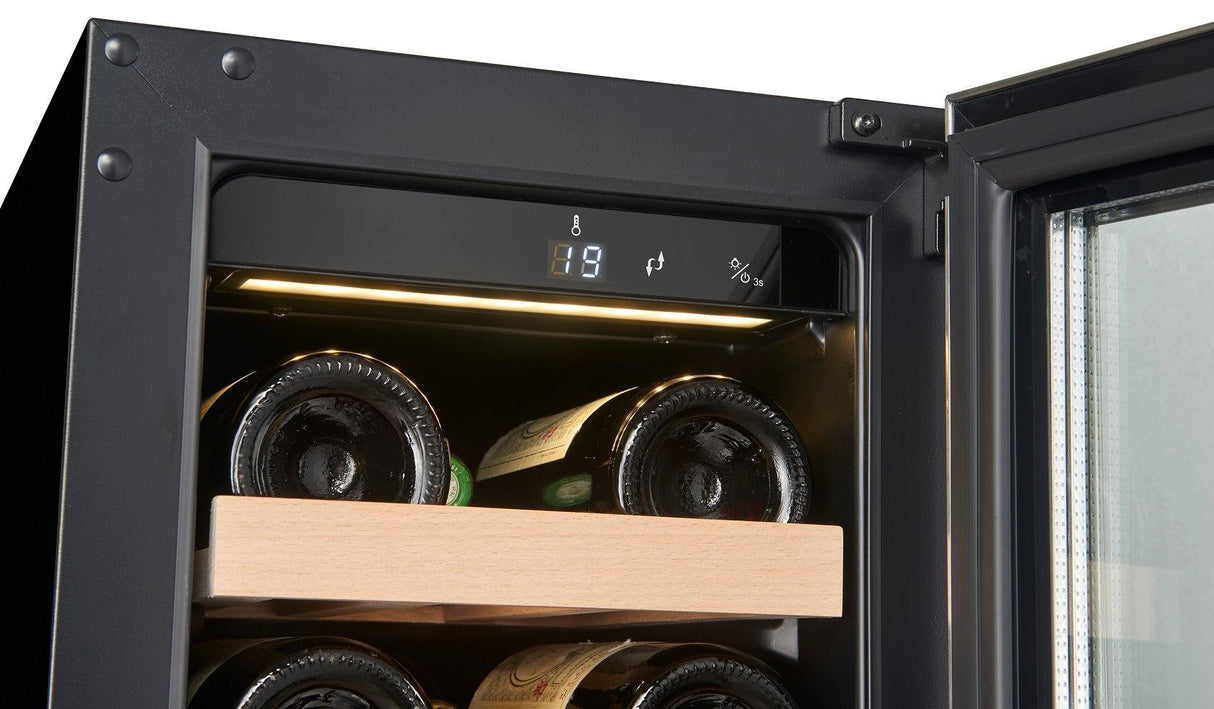 Rafraîchisseur à Vin Noir 50L - Single Zone - FRANCE CHR