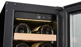 Rafraîchisseur à Vin Noir 50L - Single Zone - FRANCE CHR