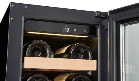 Rafraîchisseur à Vin Noir 50L - Single Zone - FRANCE CHR