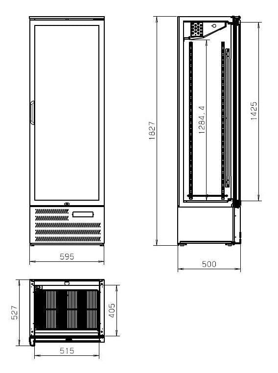 Réfrigérateur de bar élégant MVC-458 - FRANCE CHR