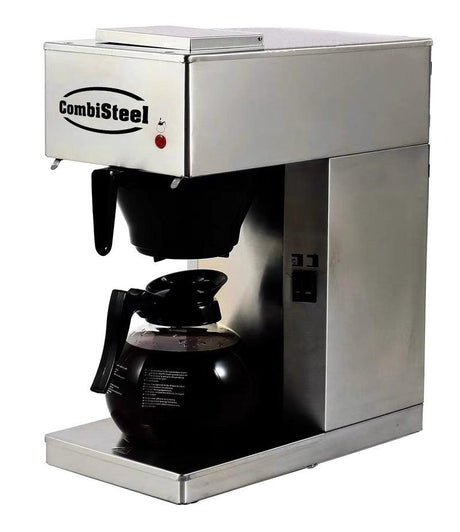 Machine à café en acier inoxydable avec carafe en verre 1.8L - FRANCE CHR