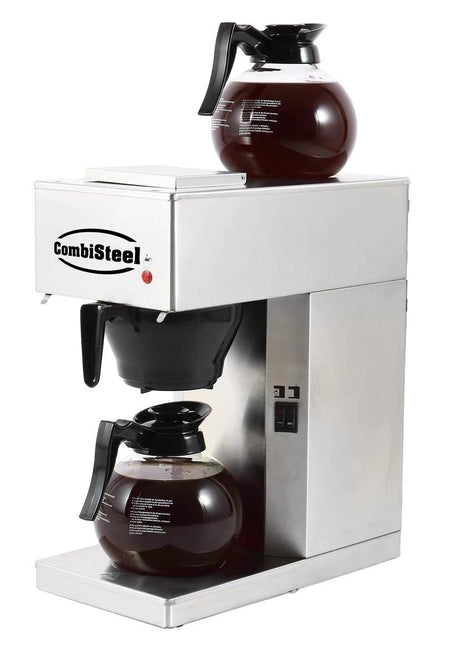 Machine à Café CombiSteel avec 2 Carafes en Verre 1.8L - FRANCE CHR