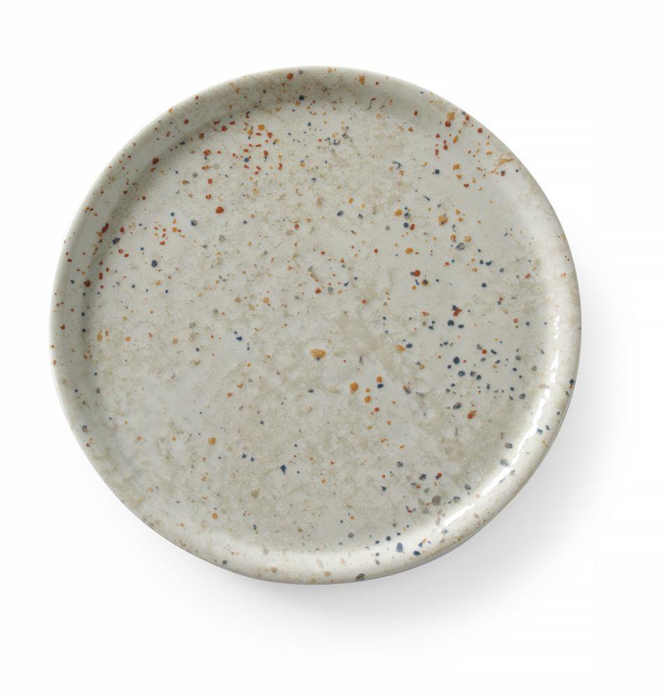 Assiette à pizza Drops Collection , HENDI, Gris, ø330mm