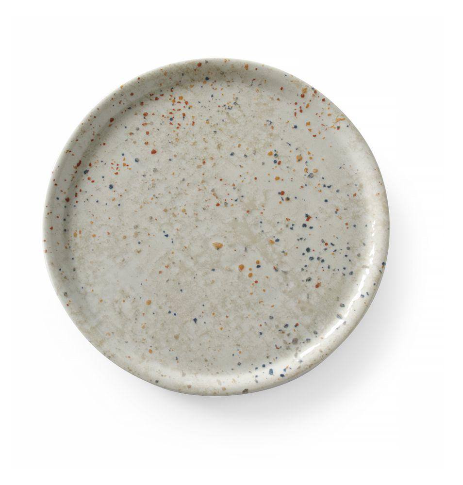 Assiette à pizza Drops Collection , HENDI, Gris, ø330mm