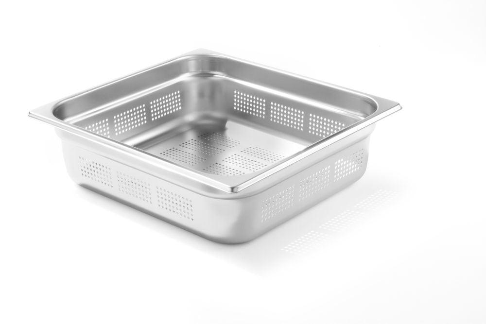 Bac gastronorme GN 2/3 perforé, HENDI, Profi Line, GN 2/3, 5,5L, (H)65mm