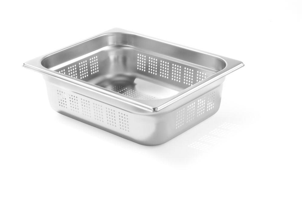 Bac gastronorme GN 1/2 perforé, HENDI, Profi Line, GN 1/2, 4L, (H)65mm