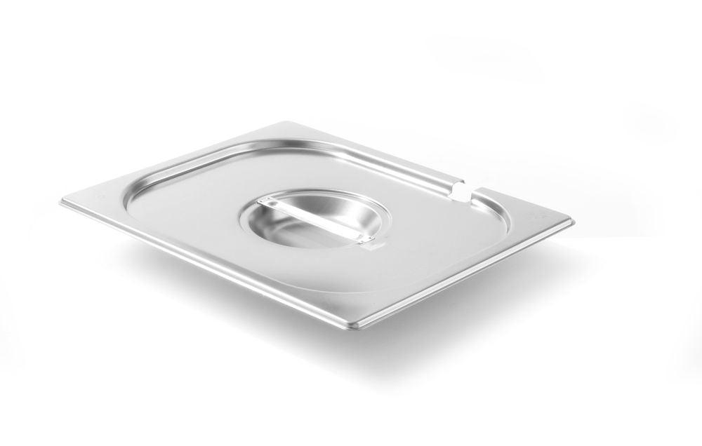 Couvercle Gastronorme avec encoche louche, HENDI, Kitchen Line, GN 1/2, 265x325mm