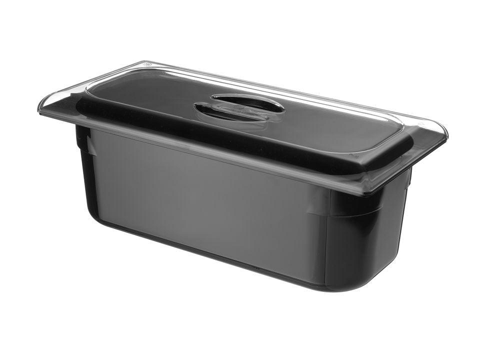 Couvercle pour bac à glace polycarbonate, HENDI, 360x165mm