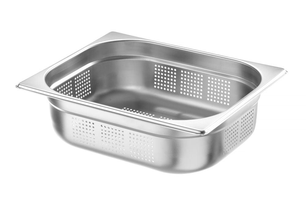 Bac gastronorme GN 1/2 perforé, HENDI, Kitchen Line, GN 1/2, 6,5L, (H)100mm