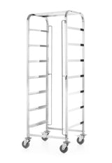 Chariot pour casiers de lavage - 7 x 500x500 mm, HENDI, 615x560x(H)1700mm