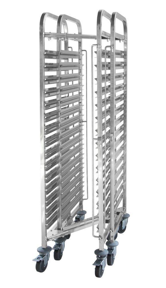 Chariot porte-plateaux emboîtable- 15 x GN 1/1, HENDI, 445x610x(H)1710mm